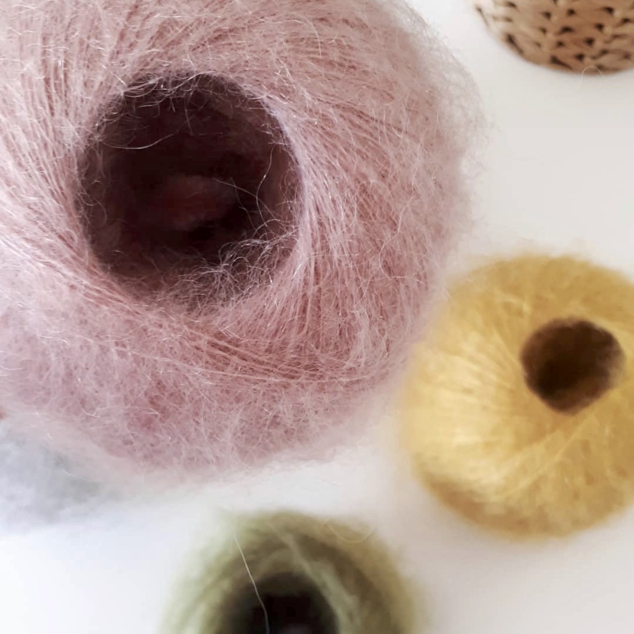 Mohair DIY con lana